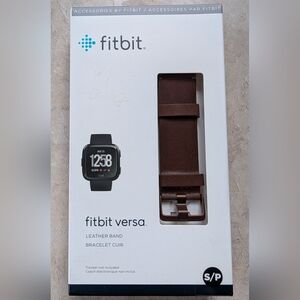 Fitbit Versa Brown Leather Band